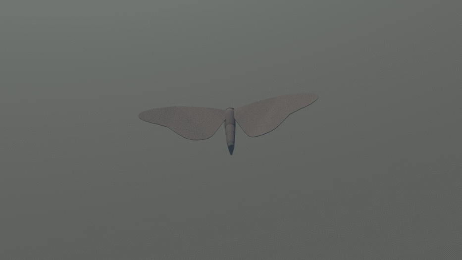 3D moth animation