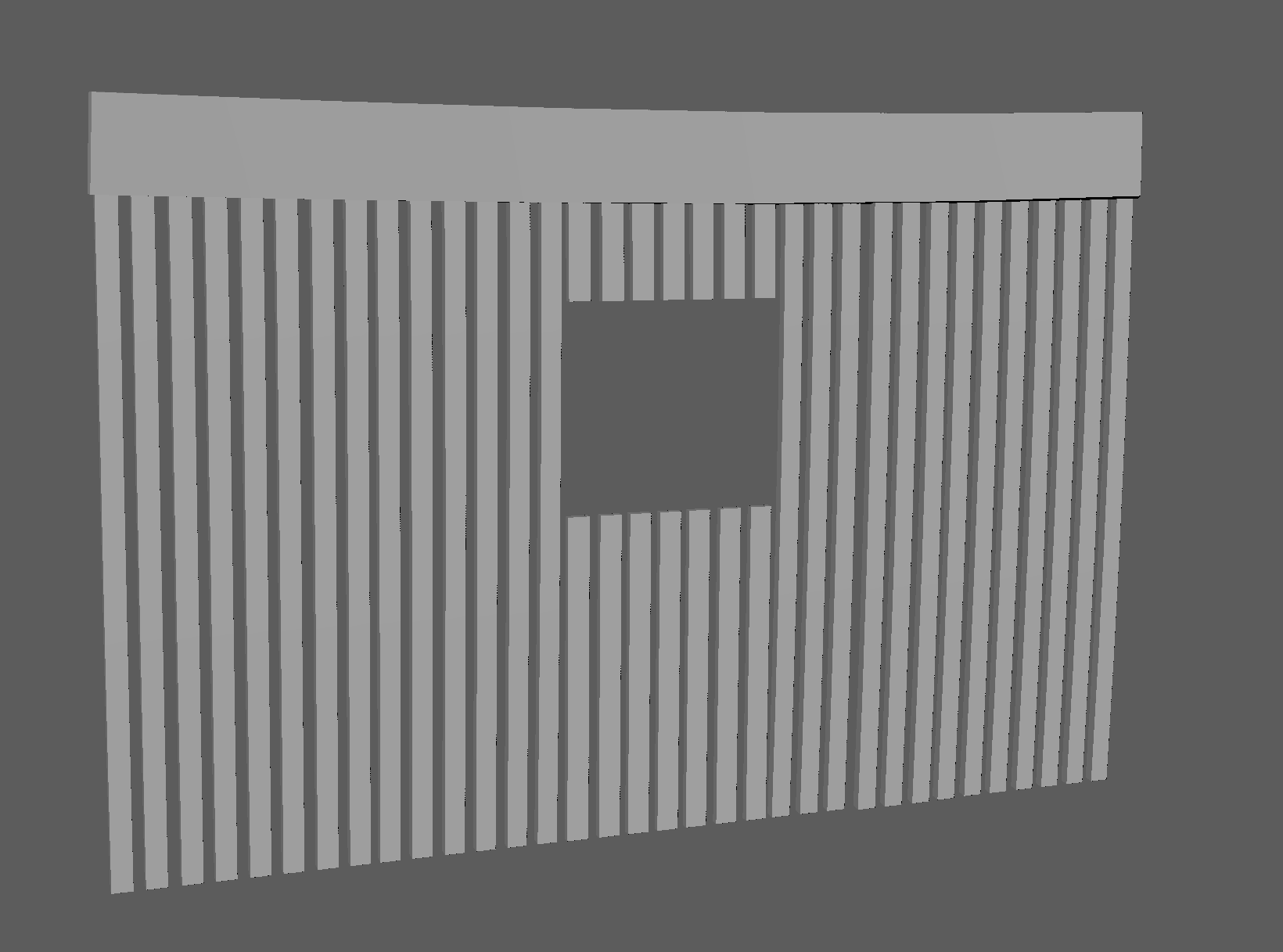 Fence 3D model
