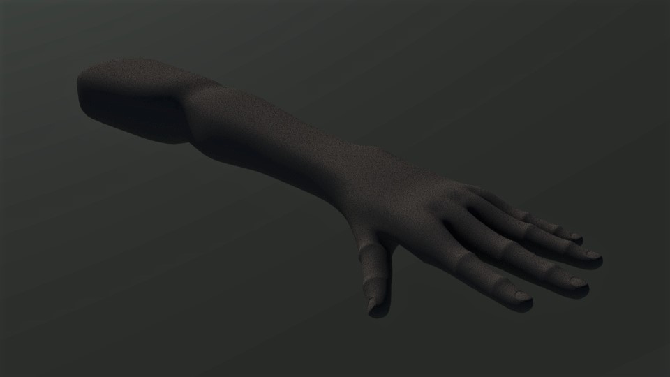 Hand 3D model