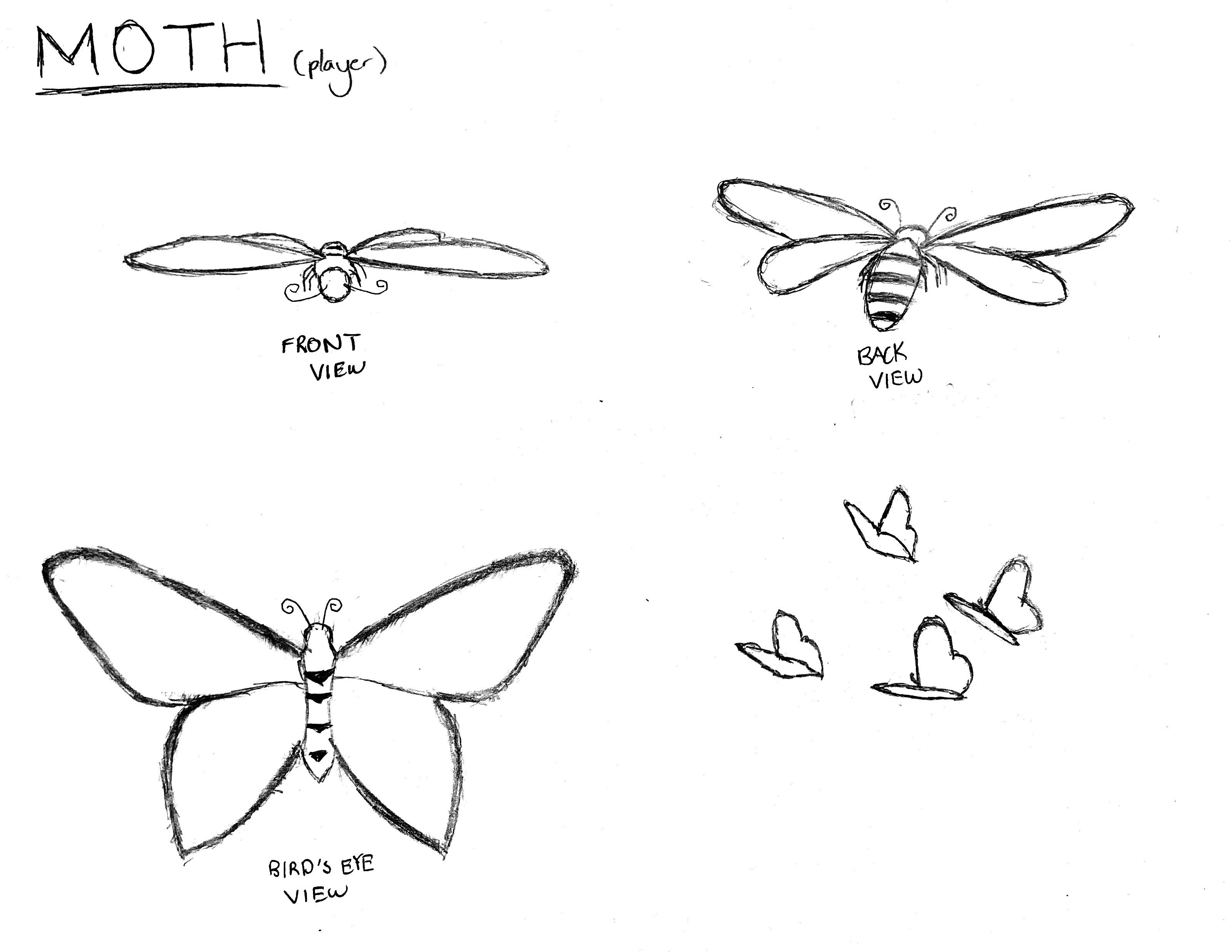 Week 1 Moth Sketch for Light After Death