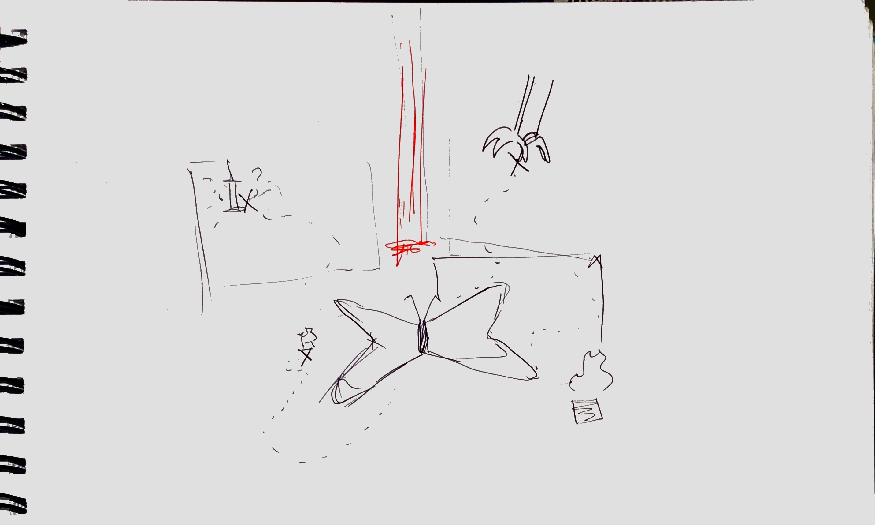 Week 1 Sketch for Light After Death